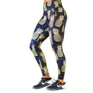 CVG "FINEAPPLE" FULL LENGTH LEGGINGS SIZE MEDIUM